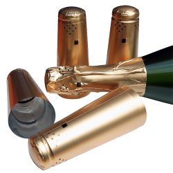 Champagne Bottle Foils / Capsules - Gold - Pack Of 30