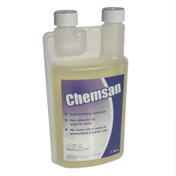ChemSan Self Foaming No Rinse Liquid Sanitiser - 1 Litre