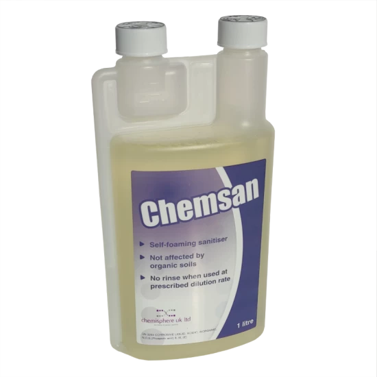 ChemSan Self Foaming No Rinse Liquid Sanitiser - 1 Litre