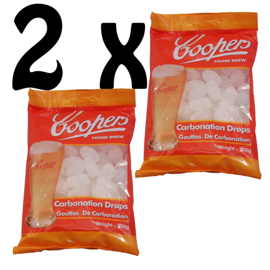 Coopers Carbonation Drops - Two Packs of 80