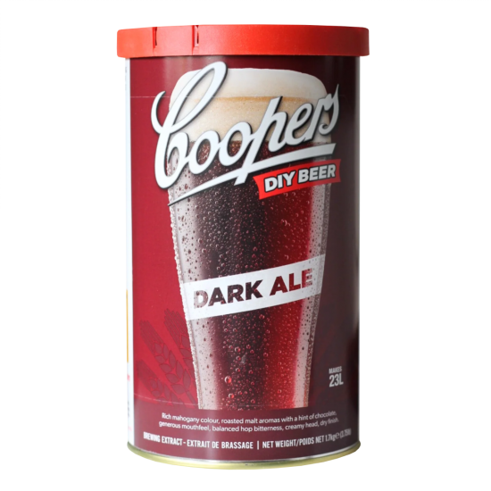 Coopers Dark Ale - 1.7kg - 40 Pint - Single Tin Beer Kit