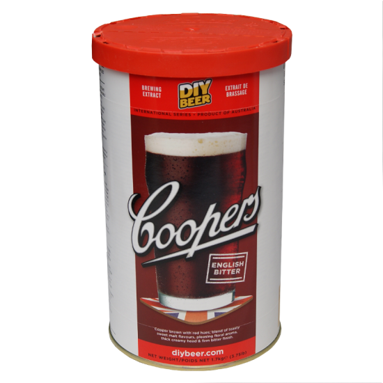 Coopers English Bitter - 1.7kg - 40 Pint - Single Tin Beer Kit