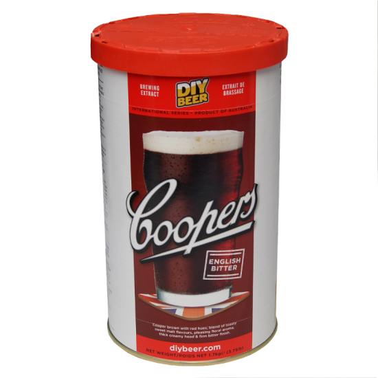 Coopers English Bitter - 1.7kg - 40 Pint - Single Tin Beer Kit Coopers English Bitter - 1.7kg - 40 Pint - Single Tin Beer Kit