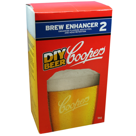 Coopers Brew Enhancer No. 2 - 1kg Box - Spraymalt & Brewing Sugar Blend