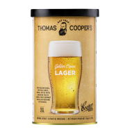 Coopers Golden Crown Lager - 1.7kg - 40 Pint - Single Tin Beer Kit