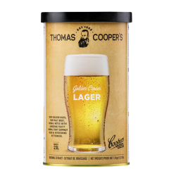 Coopers Golden Crown Lager - 1.7kg - 40 Pint - Single Tin Beer Kit