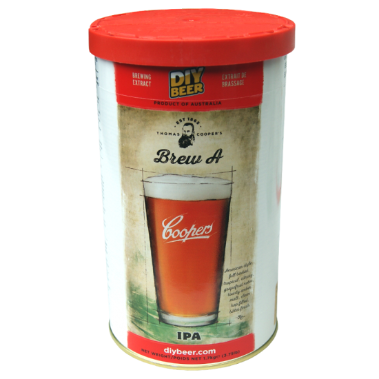 Coopers Brew A American Ipa 1.7kg 40 Pint Single Tin Beer Kit