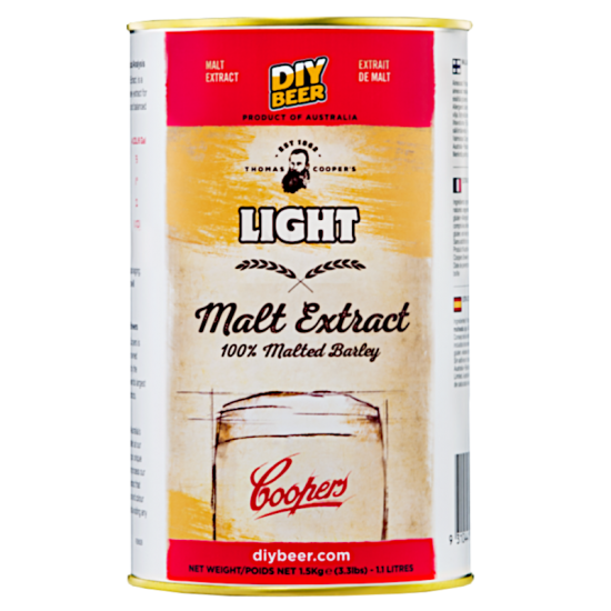 Thomas Coopers Liquid Malt Extract - LME - Light - 1.5kg / 1.1 Litre