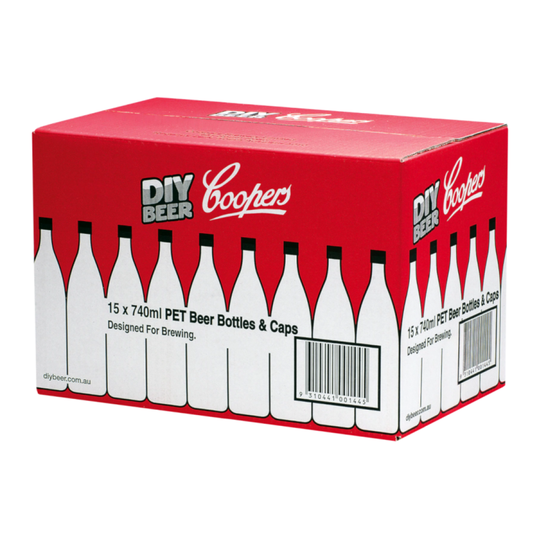 740ml Pet Amber Beer Bottles Coopers Pack Of 15 The Homebrew Centre