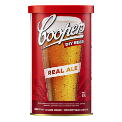 Coopers Real Ale - 1.7kg - 40 Pint - Single Tin Beer Kit