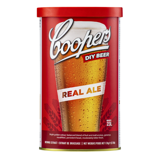 Coopers Real Ale - 1.7kg - 40 Pint - Single Tin Beer Kit