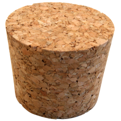 No. 2 Size Solid Cork Bung For Carboys & Fermenters