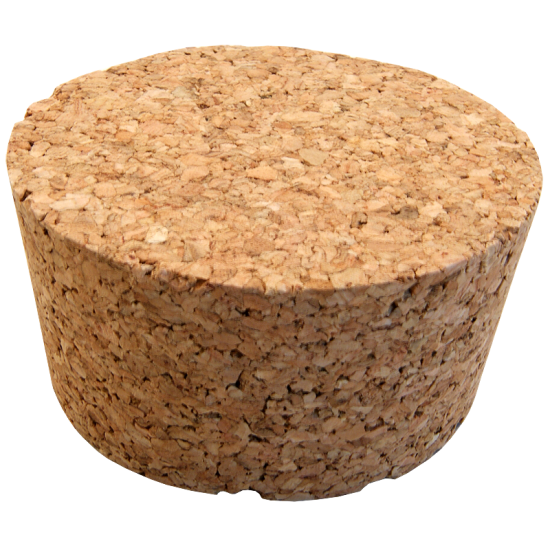 No. 5 Size Solid Cork Bung For Carboys & Fermenters