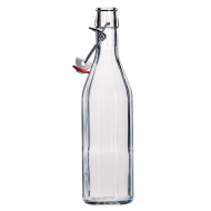 500ml Costalata Clear Glass Swing Top Bottle