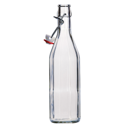 500ml Costalata Clear Glass Swing Top Bottle