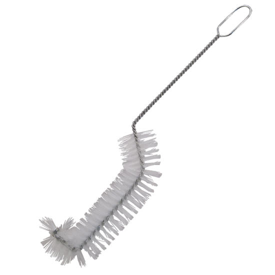 Nylon Jar Brush - Cranked For Easier Cleaning Of Demijohns