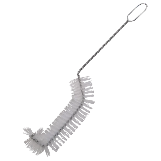 Nylon Jar Brush - Cranked For Easier Cleaning Of Demijohns