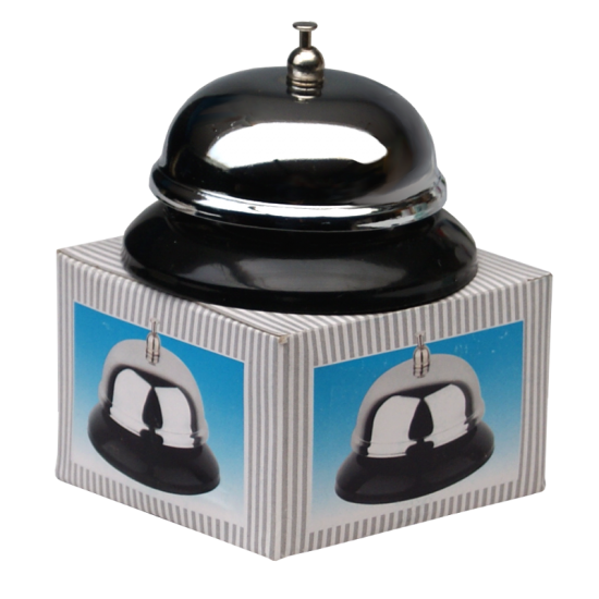 Bar Service / Reception Bell - 8cm Chrome Plated