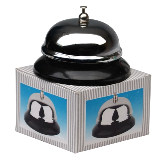Bar Service / Reception Bell - 8cm Chrome Plated