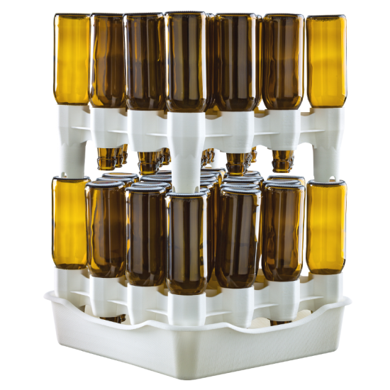 Easy Bottle Drainer - Stackable Bottle Draining System