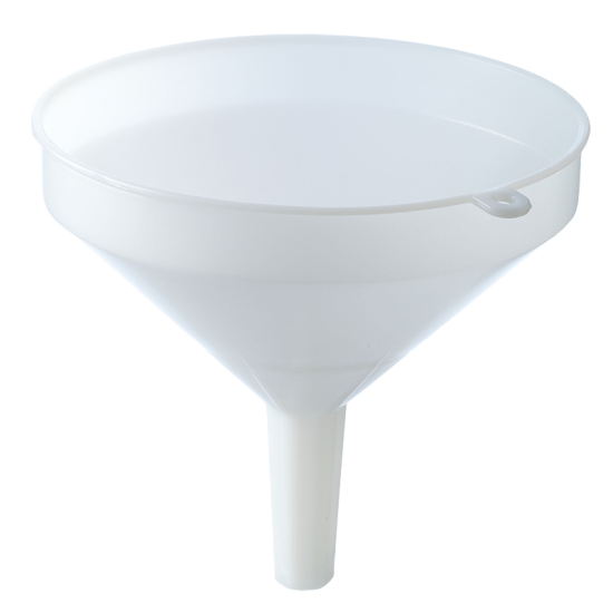 Heavy Duty Food Grade Plastic Funnel -  25cm / 10 Inch