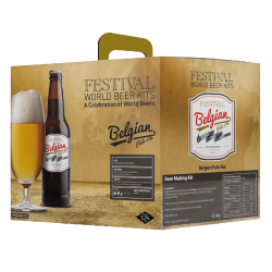 Festival World Beer Kit - Belgian Pale Ale - 40 Pint - Sweet, Spicy, Gold Ale