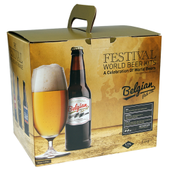 Festival World Beer Kit - Belgian Pale Ale - 40 Pint - Sweet, Spicy, Gold Ale