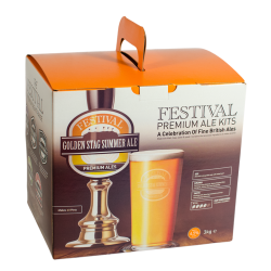 Festival Premium Ale Kit - Golden Stag Summer Ale - 40 Pint - Crisp, Refreshing Ale