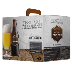Festival World Beer Kit - New Zealand Pilsner - 40 Pint - Refreshing Golden Lager