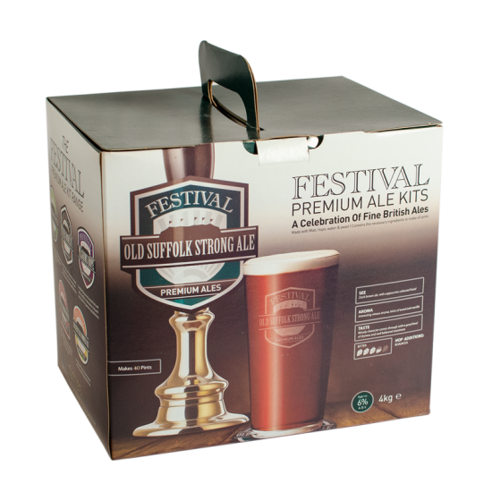 Festival Premium Ale Kit - Old Suffolk Strong - 40 Pint - Dark, Brown Ale