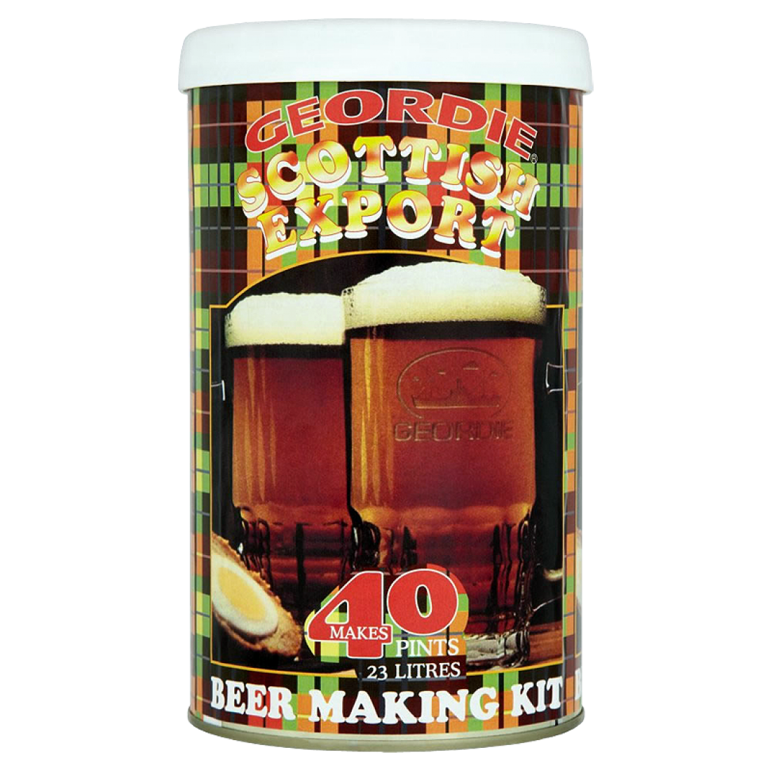 Geordie Scottish Export Bitter 1.5kg 40 Pint Single Tin Beer Kit