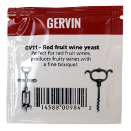 Gervin - GV11 - Red Wine Yeast - 5g Sachet