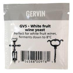 Gervin - GV5 - White Fruit Wine Yeast - 5g Sachet