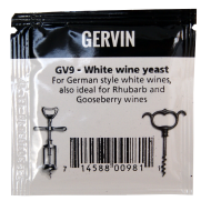 Gervin - GV9 - White Wine Yeast - 5g Sachet