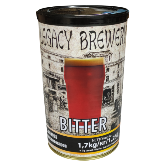 Legacy - Bitter - 1.7kg Kit - 40 Pint