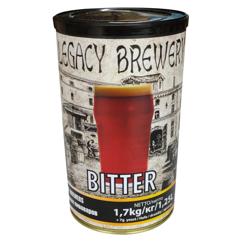 Legacy Bitter 1.7kg Kit 40 Pint The Homebrew Centre