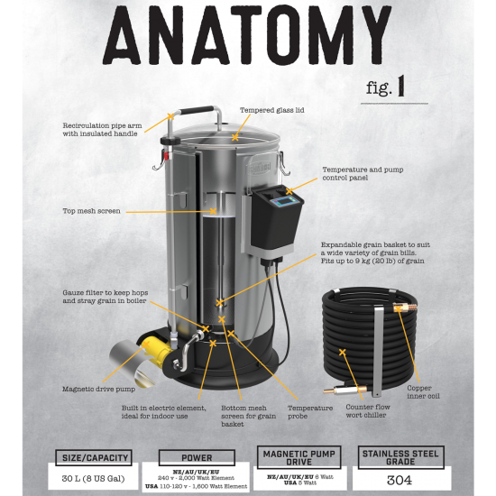 Grainfather G30 (connect) All In One Brewing System With Connect