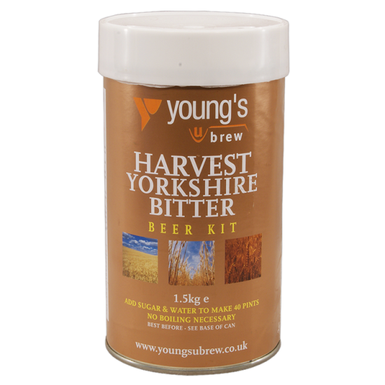 Youngs Harvest Yorkshire Bitter - 1.5kg - 40 Pint - Single Tin Beer Kit