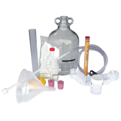 6 Bottle Country Wine Making Kit With Glass Demijohn