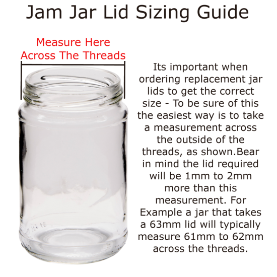 43mm Twist On Jam Jar Lids - Silver - Pack Of 12