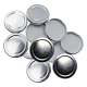 63mm Twist On Jam Jar Lids - Silver - Pack Of 12