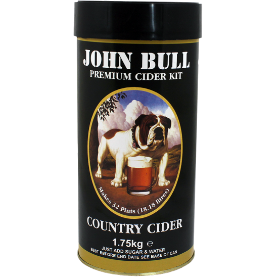 John Bull Country Cider - 1.75kg - 40 Pint Single Tin Kit