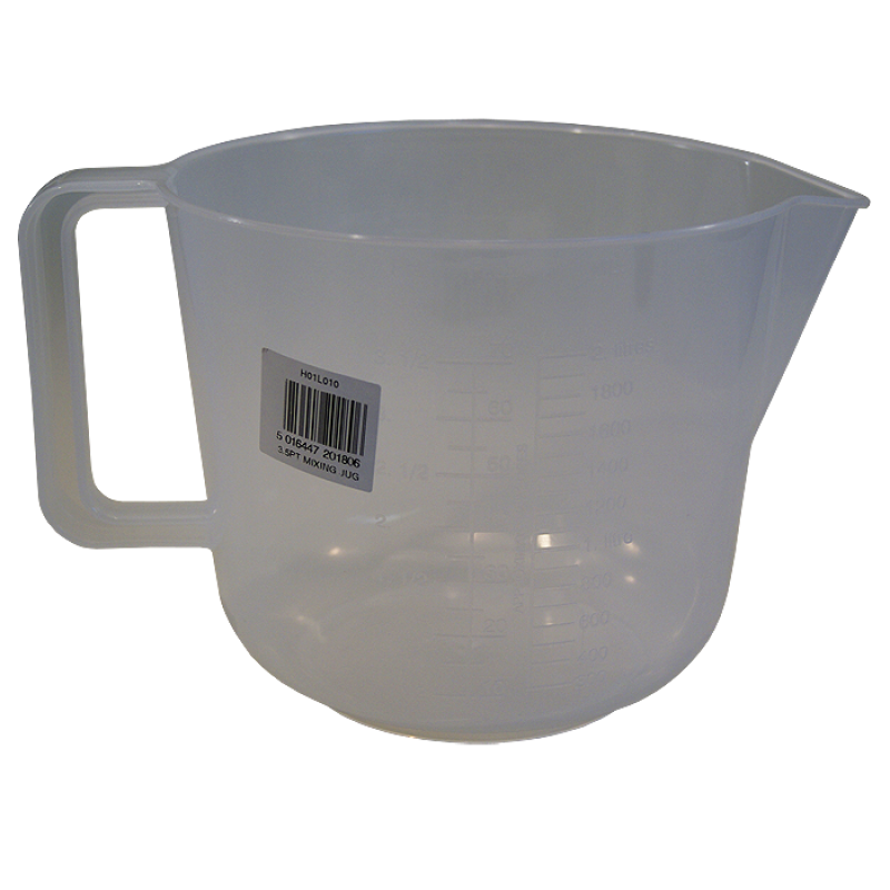 2 Litre / 3.5 Pint Plastic Jug - The Homebrew Centre