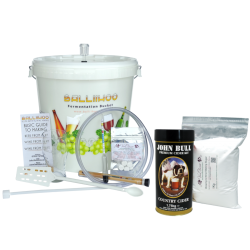 Balliihoo Basic Starter Equipment Kit - With 40 Pint Cider Ingredients & 1Kg Brewing Sugar