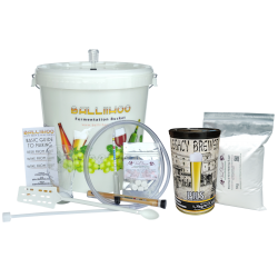 Balliihoo Basic Starter Equipment Kit - With 40 Pint Pilsner Lager & 1Kg Brewing Sugar