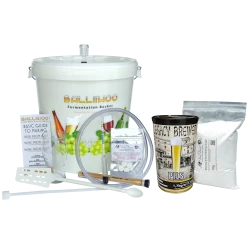 Balliihoo Basic Starter Equipment Kit - With 40 Pint Pilsner Lager & 1Kg Brewing Sugar