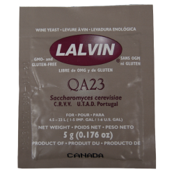 Lalvin - White Wine Yeast - QA23 - 5g Sachet