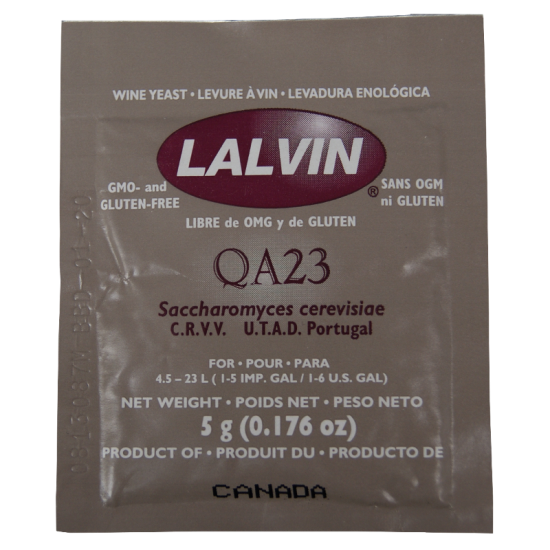 Lalvin - White Wine Yeast - QA23 - 5g Sachet