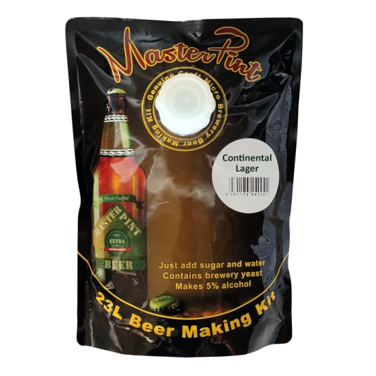 MasterPint - Continental Lager - 1.6kg - 40 Pint Beer Kit