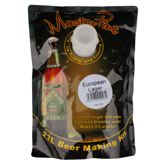 MasterPint - European Lager - 1.6kg - 40 Pint Beer Kit